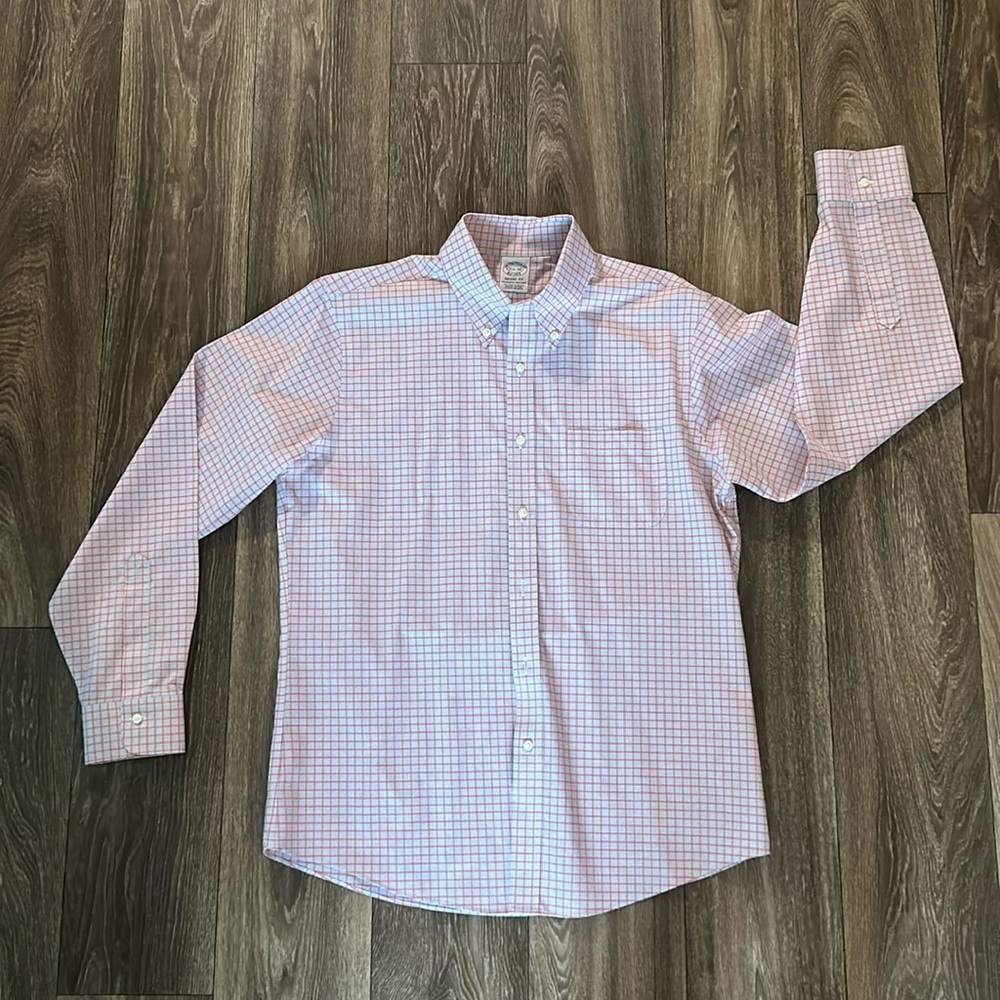 Brooks Brothers Regent Fit Supima Cotton Button Shirt 15.5 / 34